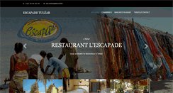 Desktop Screenshot of escapadetulear.com